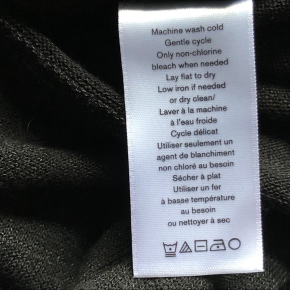 NEW rag & bone XS Black Slash Long Sleeve Sweater NWT - Picture 8 of 16